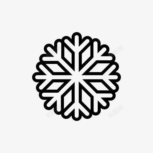 雪花标志图标png免抠素材_新图网 https://ixintu.com