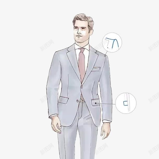 手绘穿西服模特png免抠素材_新图网 https://ixintu.com 手绘帅哥 手绘西服 手绘西服帅哥 手绘西服模特 穿西服帅哥 西服定制