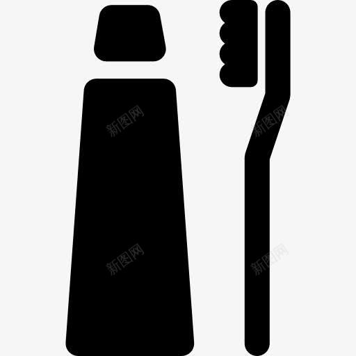 Toothbrush图标png_新图网 https://ixintu.com 卫生 工具 牙膏