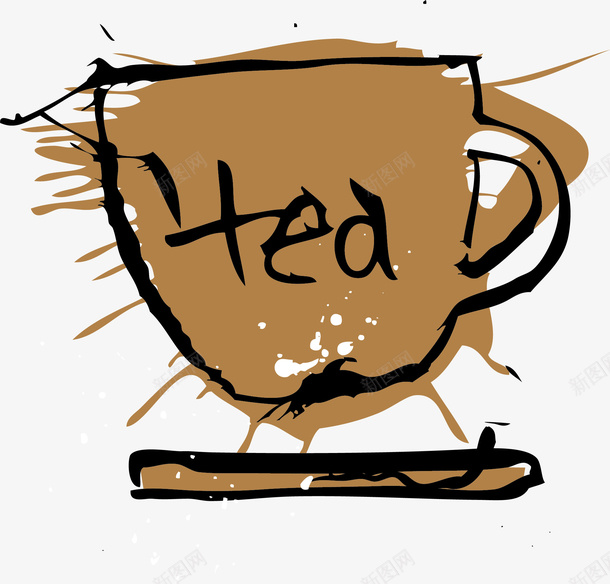 创意水彩茶杯矢量图ai免抠素材_新图网 https://ixintu.com tea 创意茶杯 水彩茶杯 茶 茶杯 矢量图