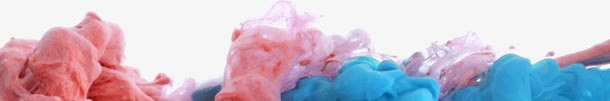 粉蓝色水墨模特海报png免抠素材_新图网 https://ixintu.com 模特 水墨 海报 蓝色
