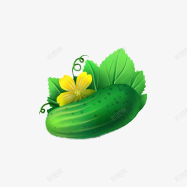 手绘卡通丝瓜png免抠素材_新图网 https://ixintu.com 丝瓜 卡通 手绘 蔬菜 食物