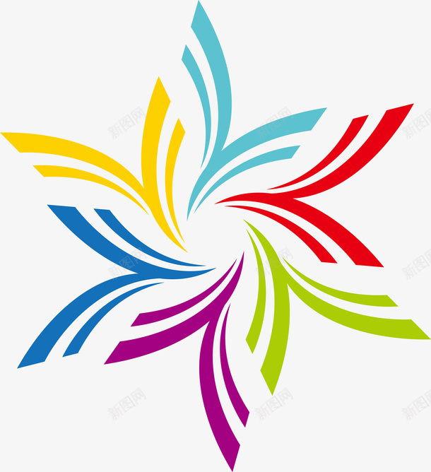 炫彩logo矢量图ai免抠素材_新图网 https://ixintu.com logo 创意 商务 炫彩 矢量素材 矢量图