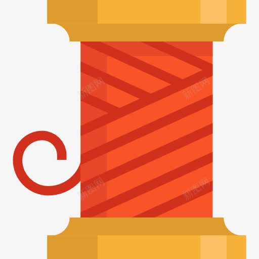 线轴图标png_新图网 https://ixintu.com 工具和用具 手工卷 材料 缝纫 缝纫线