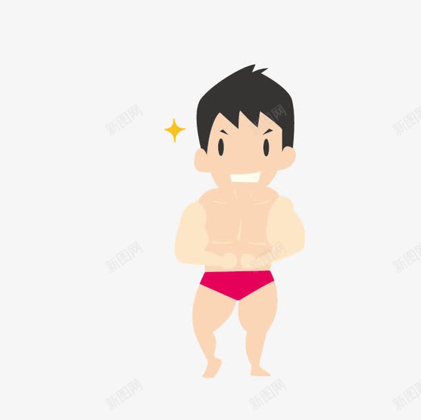 手绘运动小人人物图标png_新图网 https://ixintu.com 人物图片 健身剪影 卡通 手绘素材 手绘运动小人素材 白领