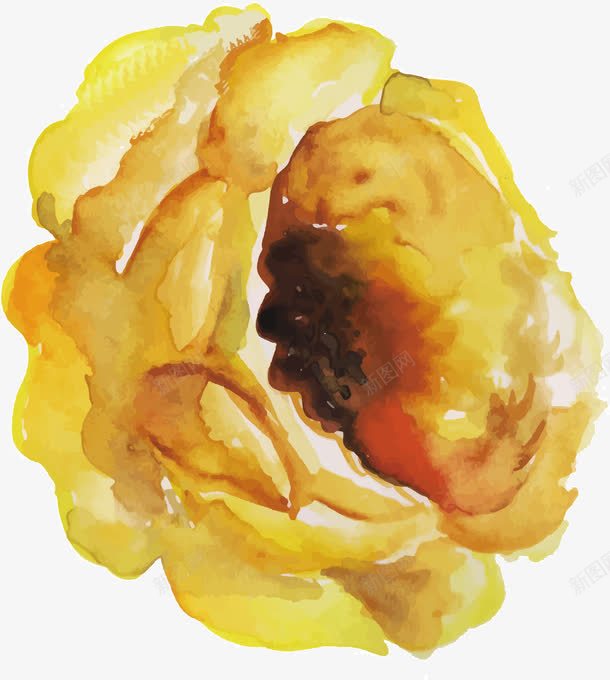 黄色山茶花png免抠素材_新图网 https://ixintu.com 山茶花 手绘山茶 水彩山茶 矢量png 艺术班 黄色山茶