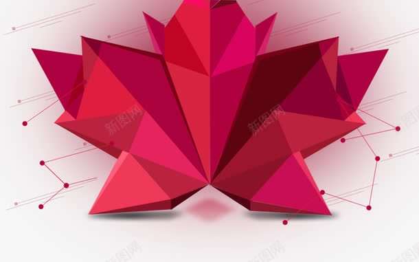 红色几何形状图标png免抠素材_新图网 https://ixintu.com 几何 图标 形状 红色