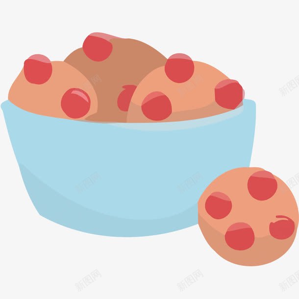 蔓越莓饼干png免抠素材_新图网 https://ixintu.com 矢量素材 素材 饼干