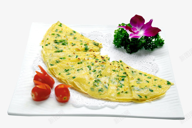 养生野菜饼png免抠素材_新图网 https://ixintu.com 点心 糕点 美食摄影 野菜饼