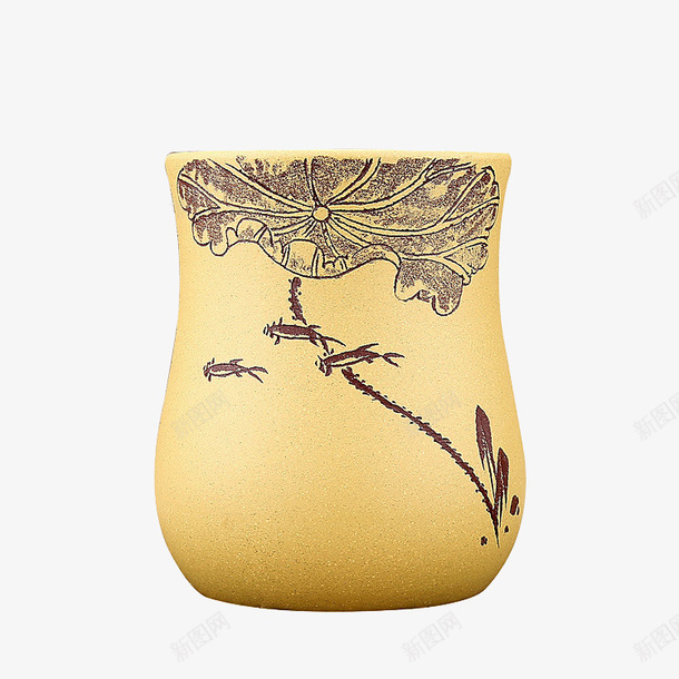 手绘陶瓷功夫茶杯png免抠素材_新图网 https://ixintu.com 产品实物图 功夫茶杯 手绘 陶瓷