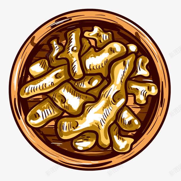 瓜果食材图标png_新图网 https://ixintu.com 图标 彩绘 手绘 插画 瓜果食材 矢量材料