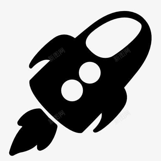 导弹黑色简笔画图标png_新图网 https://ixintu.com 导弹 简笔画 黑色