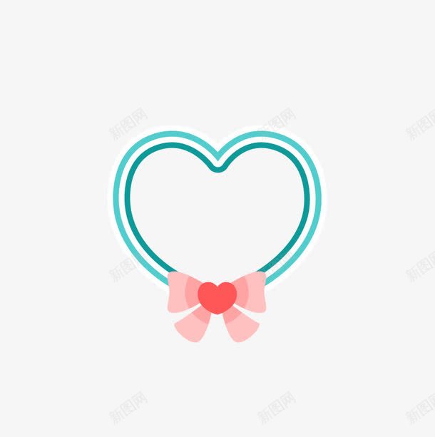 卡通爱心画框png免抠素材_新图网 https://ixintu.com 卡通 爱心 画框
