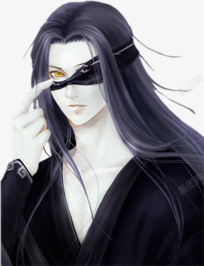 灰色头发帅气男子png免抠素材_新图网 https://ixintu.com 头发 帅气 灰色 男子