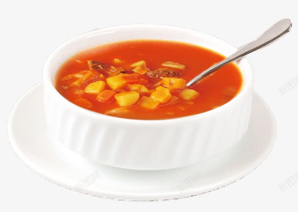 西红柿玉米羹png免抠素材_新图网 https://ixintu.com 产品实物 早餐 营养 食品
