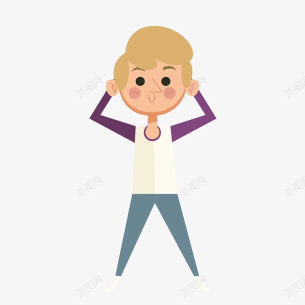 仰面躺着的男孩png免抠素材_新图网 https://ixintu.com 仰面 卡通人物 卡通男孩 背景装饰 躺着的男孩