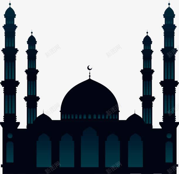 开斋节黑色城堡png免抠素材_新图网 https://ixintu.com Adha Eid adha al eid mubarak ul 伊斯兰 伊斯兰教 古尔邦节 宰牲节