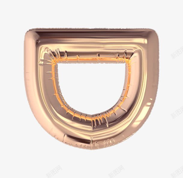 玫瑰金色的英文字母Dpng免抠素材_新图网 https://ixintu.com 卡通字母 大写字母 字母 彩色 彩色字母 水彩 英文字母 镀金
