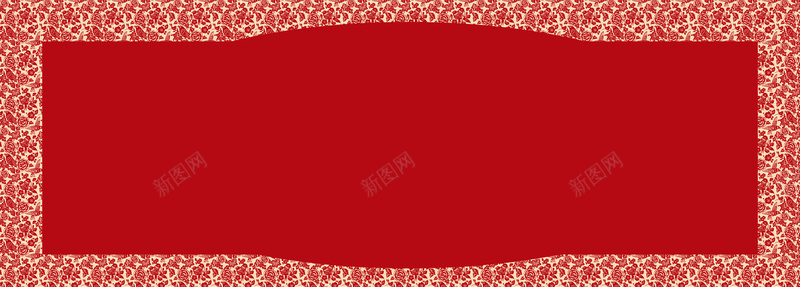横版红色喜庆节日宣传婚庆主题背景矢量图背景