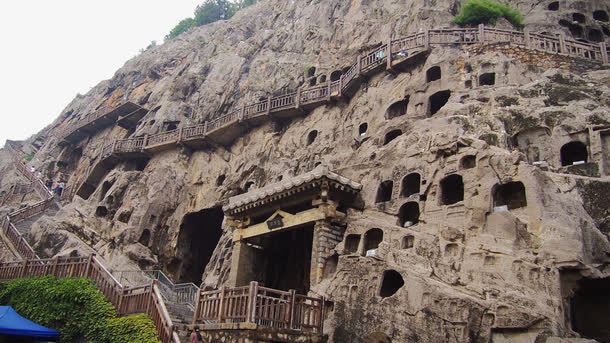 龙门石窟png免抠素材_新图网 https://ixintu.com 景点 石窟 风景 风景名胜 高清