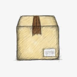 手绘纸箱子图标png_新图网 https://ixintu.com 图片 手绘 牛皮纸箱子 纸箱子