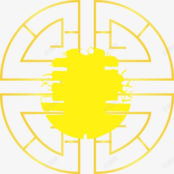 如意喜字矢量图ai免抠素材_新图网 https://ixintu.com 中国风 喜字 喜帖 矢量图