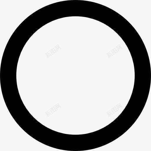 圆轮廓的形状图标png_新图网 https://ixintu.com 几何外形 几何形 圆 形状 要点 轮廓