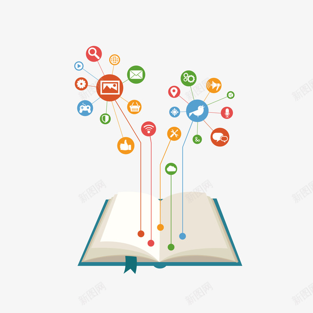 书和图标矢量图ai免抠素材_新图网 https://ixintu.com png png素材 书 免费png 免费png素材 图标 学习图标 矢量素材 矢量图