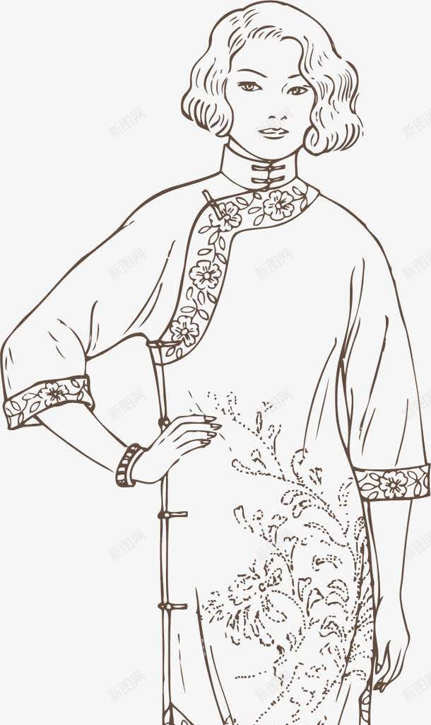 短发女孩png免抠素材_新图网 https://ixintu.com 古代男女 古代男女人物 古代男女头像 古代男女性别 手绘古代男女 短发 美女