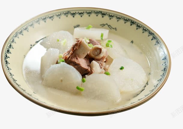 筒骨炖萝卜png免抠素材_新图网 https://ixintu.com 产品实物 美食 菜肴 萝卜
