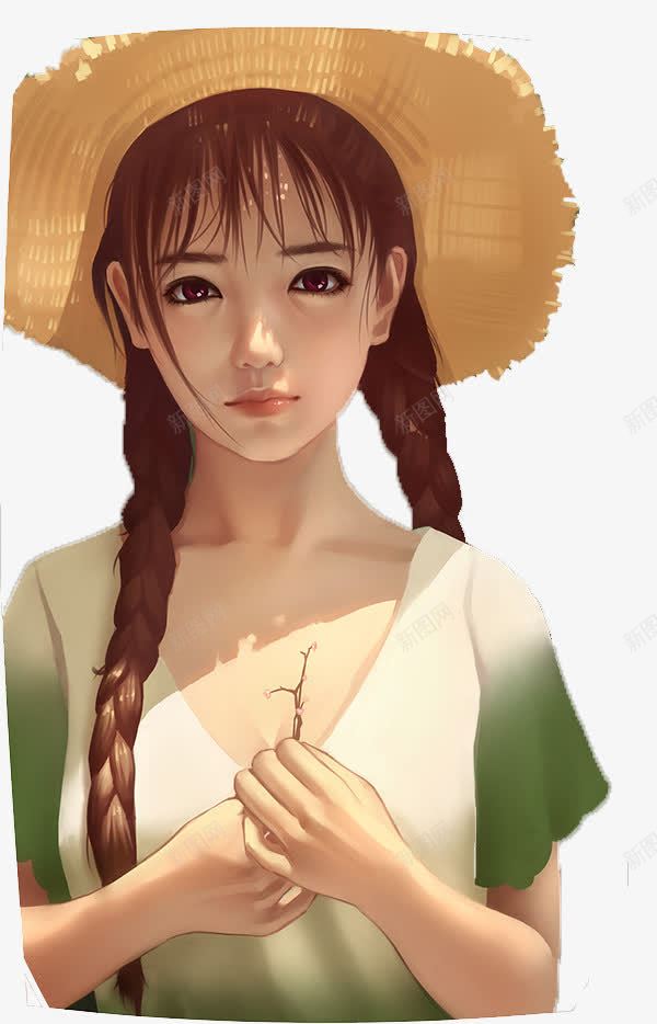 农民png免抠素材_新图网 https://ixintu.com 卡通手绘插画