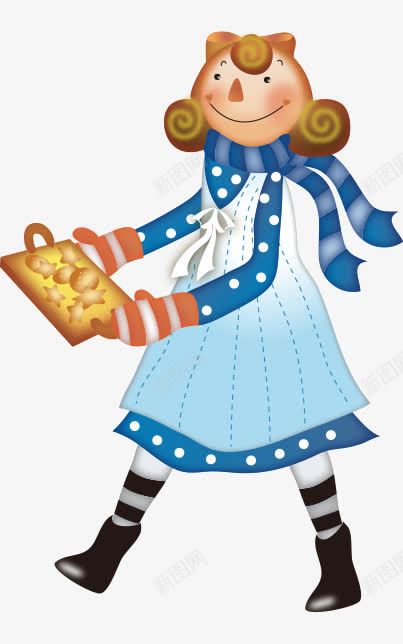 制做饼干的女孩png免抠素材_新图网 https://ixintu.com 做饼干 卡通图 卡通饼干 烹饪 饼干