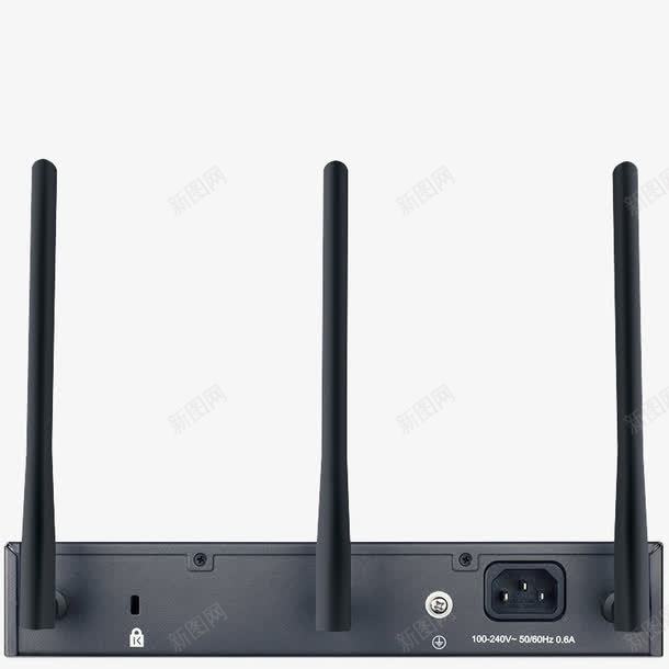 三线黑色无线路由器png免抠素材_新图网 https://ixintu.com PNG素材 三线 产品实物 无线路由器 黑色