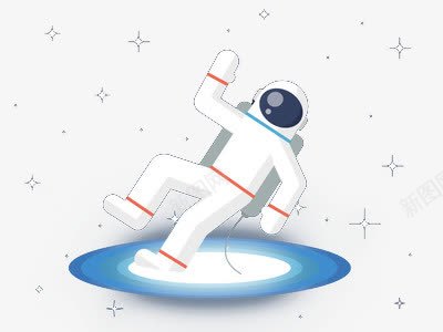 太空人png免抠素材_新图网 https://ixintu.com 卡通 太空人 太空服 宇航员 平扁图形 招手太空人 漂浮