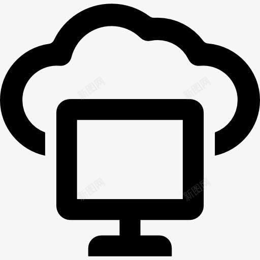 计算机连接到互联网图标png_新图网 https://ixintu.com 云 互联网 接口 监控工具 计算机