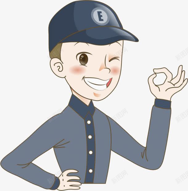 维护工人png免抠素材_新图网 https://ixintu.com 人物画 卡通手绘 水彩画 维护工人 肖像画 装饰图案