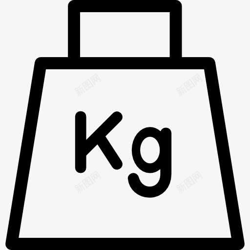 箱重量图标png_新图网 https://ixintu.com 举重 工具 测量 称重 重量