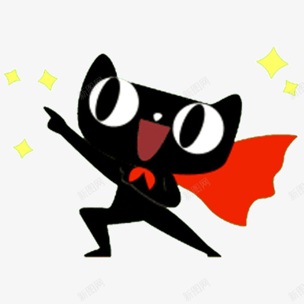 卡通可爱天猫psd免抠素材_新图网 https://ixintu.com 天猫标志 手绘 手绘天猫