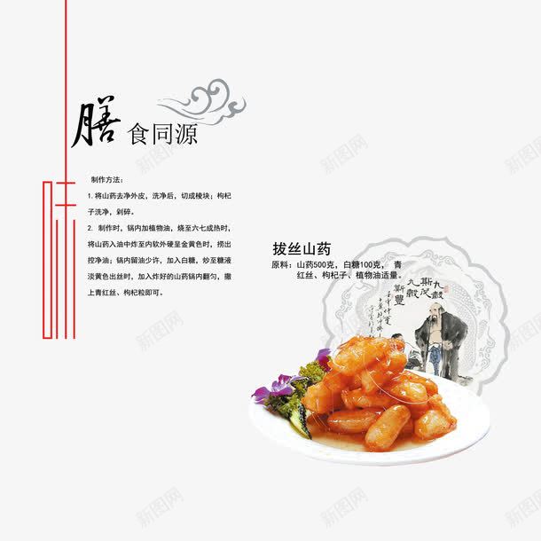 拔丝山药png免抠素材_新图网 https://ixintu.com 产品实物 拔丝山药 菜品