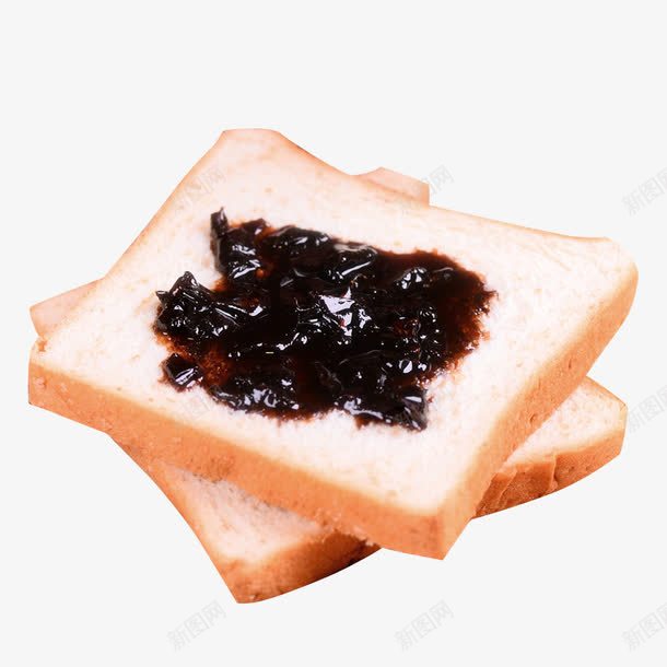 鲜花吐司png免抠素材_新图网 https://ixintu.com 产品实物 零食 面包