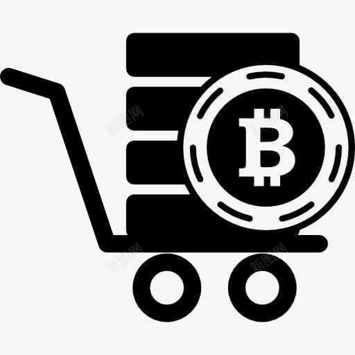 比特币在一辆手推车图标png_新图网 https://ixintu.com 商务车 手推车 标志 比特币 比特币比特币符号 比特币的变种