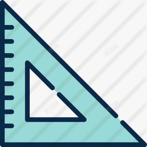 广场图标png_新图网 https://ixintu.com 三角测量 几何 尺子 工具和用具 测量 绘图