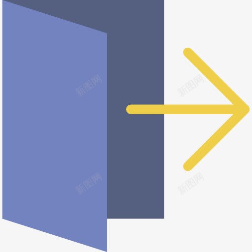 出口图标png_新图网 https://ixintu.com 多媒体 多媒体选项 按钮 控制 界面 箭头 网页 退出