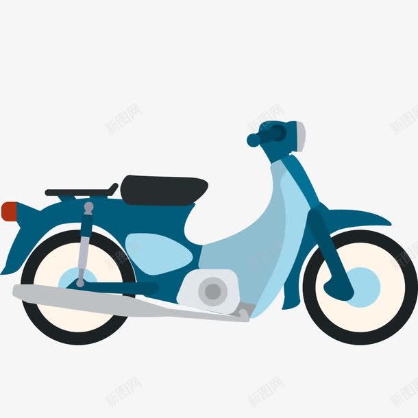 彩色电动车png免抠素材_新图网 https://ixintu.com 交通工具 彩色 手绘卡通电动车 摩托车 电瓶车