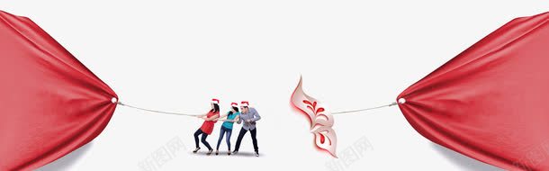 被人拉着的红色绸子png免抠素材_新图网 https://ixintu.com 海报背景 红色 红色绸子 绸子