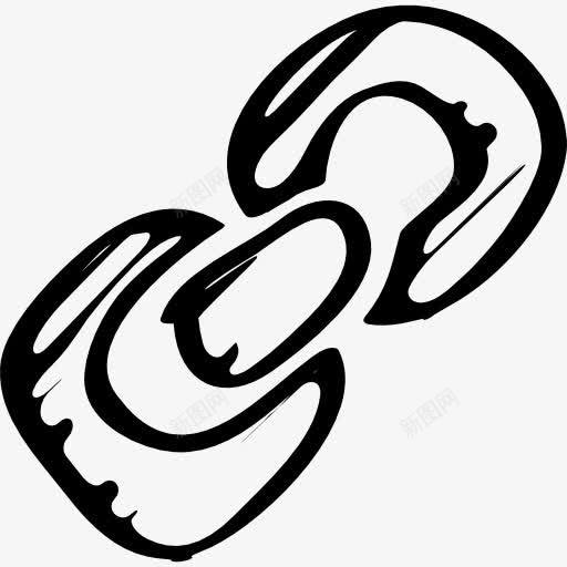 草图符号链接图标png_新图网 https://ixintu.com 勾勒 界面 社会素描 草图 轮廓 链接