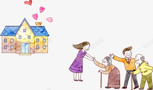 爱心建筑工程人物插画png免抠素材_新图网 https://ixintu.com 人物 工程 建筑 插画 爱心