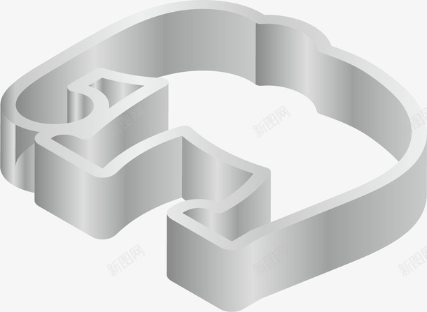 银灰色迷你风格动物模型矢量图eps免抠素材_新图网 https://ixintu.com 动物饼干模型 模具 模子 矢量模具 迷你风格 银灰色 饼干模型 矢量图