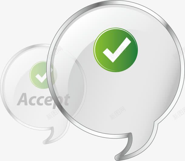 可爱卡通叉叉对勾图标png_新图网 https://ixintu.com 卡通叉叉对勾 叉叉对勾 叉叉对勾元素 对勾 对勾叉叉 对号 漂亮叉叉对勾 矢量叉叉对勾 绿色对号