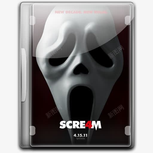 惊声尖笑4图标png免抠素材_新图网 https://ixintu.com scream 尖叫